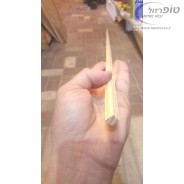 מוט פרופיל עץ אורן פרימה 10*10 מ"מ באורך 2 מטר ללא עיניים