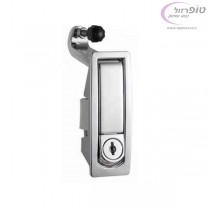 סגר קפיצי לארון חשמל . מנעול ארון חשמל . מנעול ארון תקשורת . מנעול ארון גז .לפתח 85*25 ממ עם מפתח
