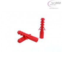 דיבל אדום סנפיר 10 ממ - 100 יחידות