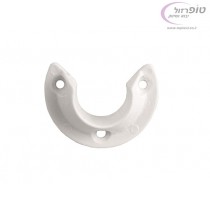 אוזן תליה למוט עגול 25 ממ לבן / חום / שחור