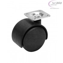 סט ארבע יחידות דו גלגל שידה כפול במידות שונות לבחירה בקוטר 30 / 40 / 50 מ"מ 