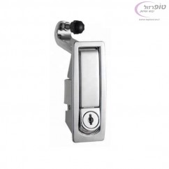 סגר קפיצי לארון חשמל . מנעול ארון חשמל . מנעול ארון תקשורת . מנעול ארון גז .לפתח 85*25 ממ עם מפתח