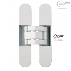 ציר סמוי 23*120 מ"מ , משקל הרמה 60 ק"ג לציר , תוצרת חברת OTLAV איטליה. צבע כסוף או לבן לפי בחירה