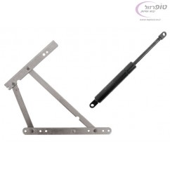 מתקן מנגנון הרמה למיטה זוגית (לארגז מצעים) + בוכנות תואמות