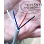 כבל דרופ drop cable מבנה 4*0.8 ממ לשימוש חוץ סוליד  במטר רץ