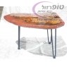 שולחן זית יציקת אפוקסי עם רגלי סיכה (2)