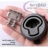 ידית עגולה קפיצית שקועה בקוטר 61 ממ