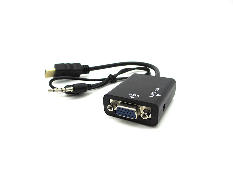 ממיר HDMI ל VGA + אאודיו